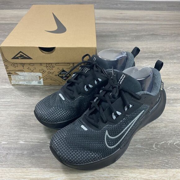 Nike Juniper Trail 2 GORE-TEX Black Cool Grey Women’s Size 9 - Picture 1 of 10